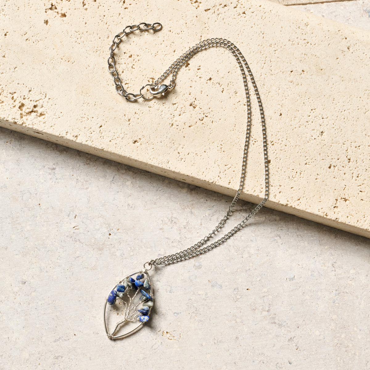 2024 Cold Creek Lapis, MoonStone & Silver Necklace