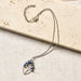 Lapis Tree Pendant Necklace thumbnail 1