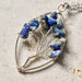 Lapis Tree Pendant Necklace thumbnail 2