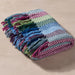 Striped Recycled Cotton Throw Blanket thumbnail 1