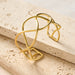 Intertwined Brass Cuff thumbnail 1