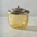 Ria Crackle Glass Jar - Pastel Yellow - Ten Thousand Villages