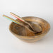 Striped Mango Wood Salad Bowl thumbnail 4