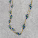 Recycled Sari & Glass Bead Necklace thumbnail 1