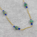 Recycled Sari & Glass Bead Necklace thumbnail 4