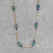 Recycled Sari & Glass Bead Necklace thumbnail 2