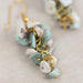 Kali Turquoise Cluster Dangle Earrings thumbnail 2