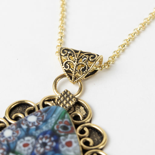 Anya Brass Teardrop Pendant Necklace - Ten Thousand Villages