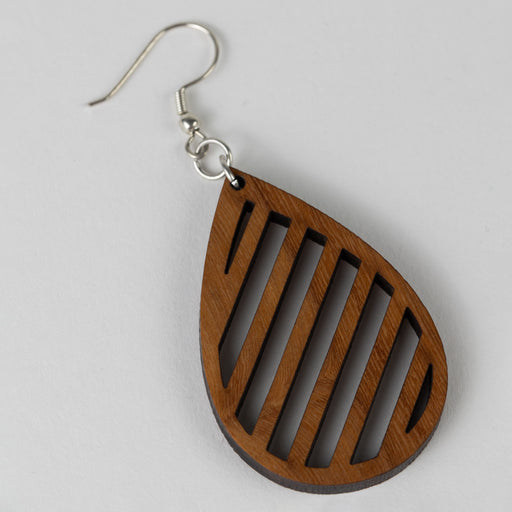 Lakadee Wooden Teardrop Earrings - Ten Thousand Villages