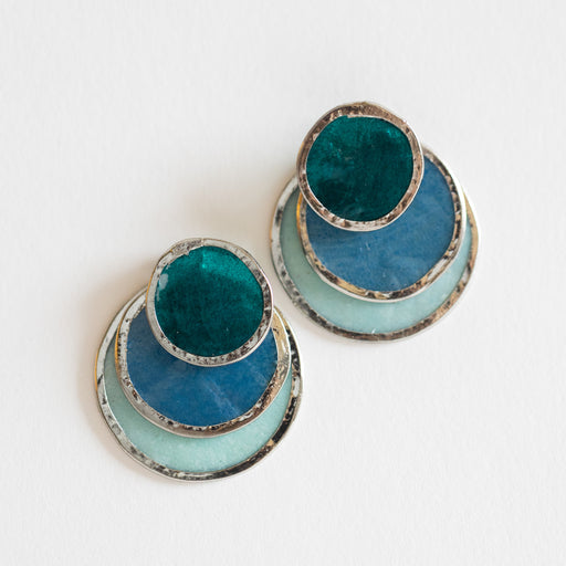 Triple Convertible Capiz Earrings - Ten Thousand Villages