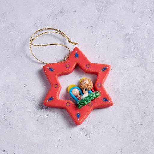 Holy Family Bread Dough Ornament - Ten Thousand Villages