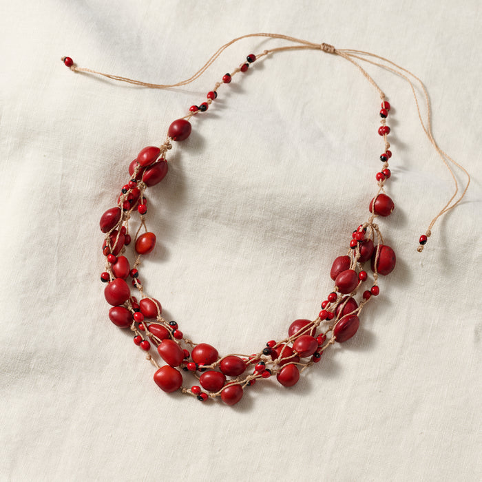 Vyna Multistrand Seed Necklace - Ten Thousand Villages 3