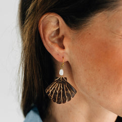 Playas Tagua Drop Earrings