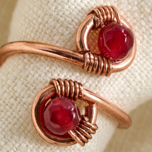 Maite Agate Wrap Ring - Ten Thousand Villages