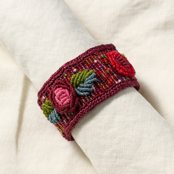 Ishaal Rose Beaded Bracelet - Ten Thousand Villages 3