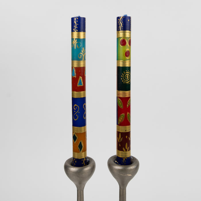 African Mineral Painted Taper Candles - Ten Thousand Villages 3