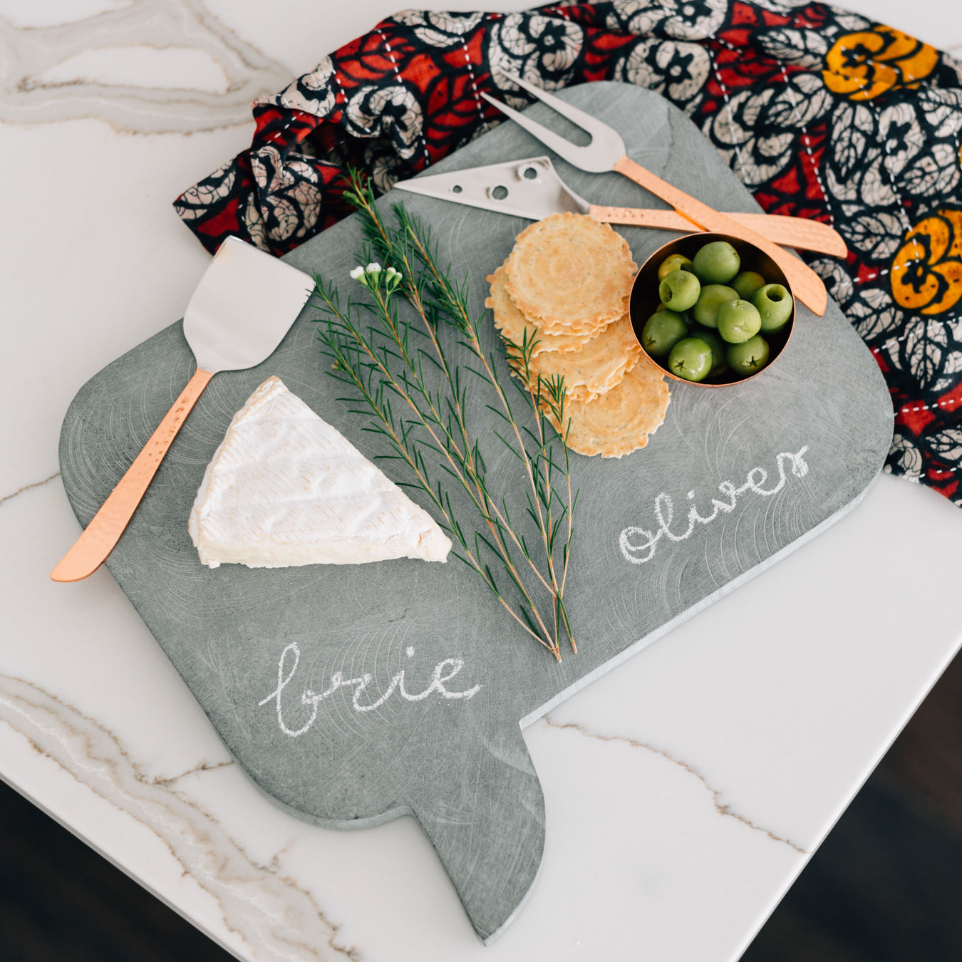 Palewa Stone Serving Board - Savvy Server - Ten Thousand Villages