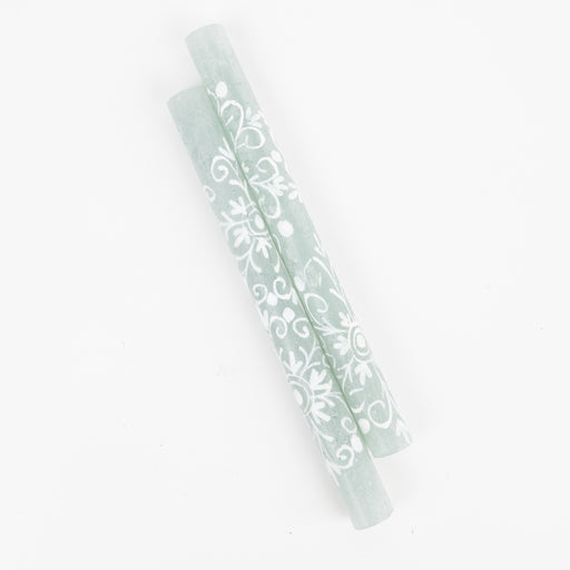 Henna Duck Egg Taper Candles