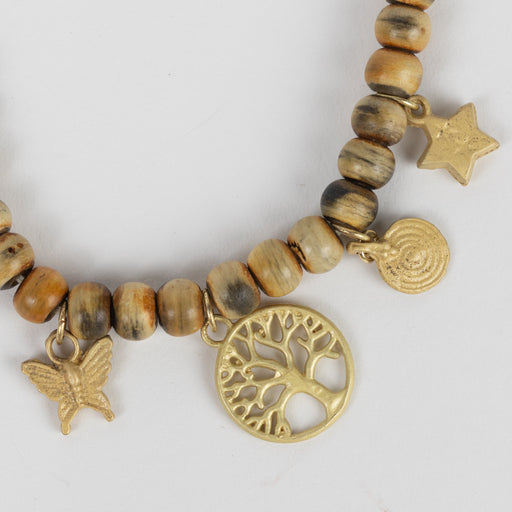 Bindu Natural Charm Bracelet - Ten Thousand Villages