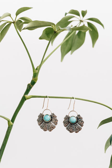 Amazonite Fan Earrings 3