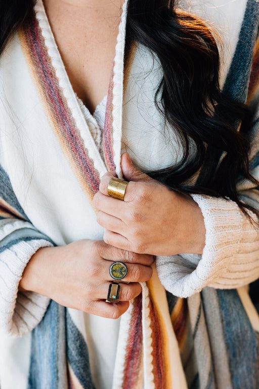 Peruvian Peace Sign Ring - Ten Thousand Villages