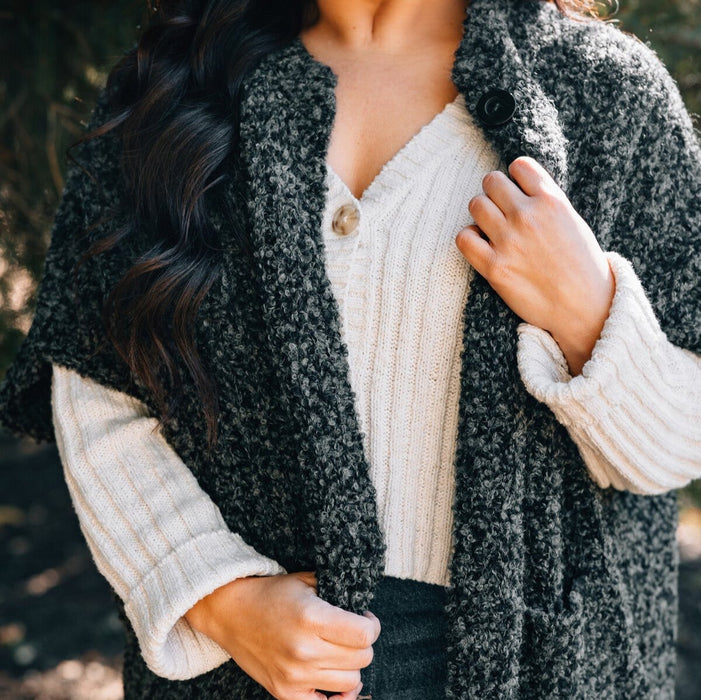 Oversized Boucle Cardigan - Ten Thousand Villages 4