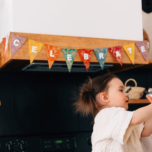 CELEBRATE Silk Paper Garland