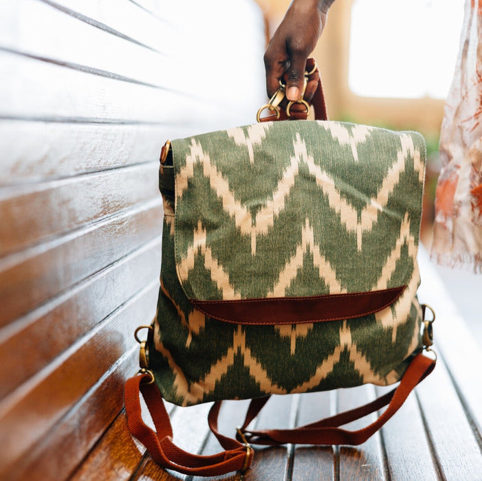 Will Travel Ikat Backpack - Ten Thousand Villages 1