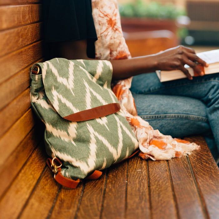 Will Travel Ikat Backpack - Ten Thousand Villages 3