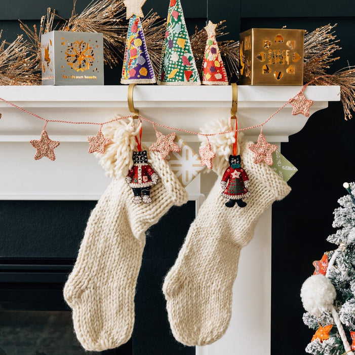 Chunky Knit Christmas Stocking - Ten Thousand Villages 4