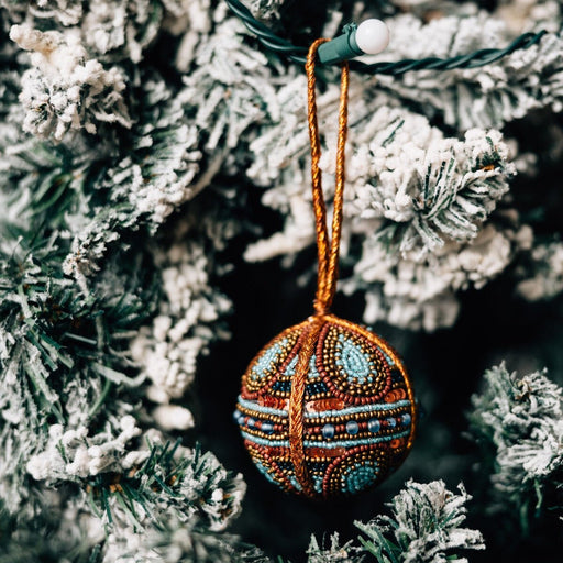 Beaded Ball Ornament