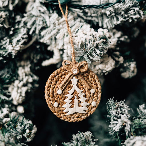 Snowy Night Tree Ornament