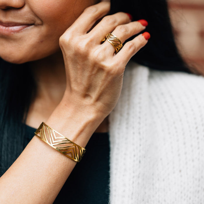 Wingtips Cuff Bracelet - Ten Thousand Villages 2