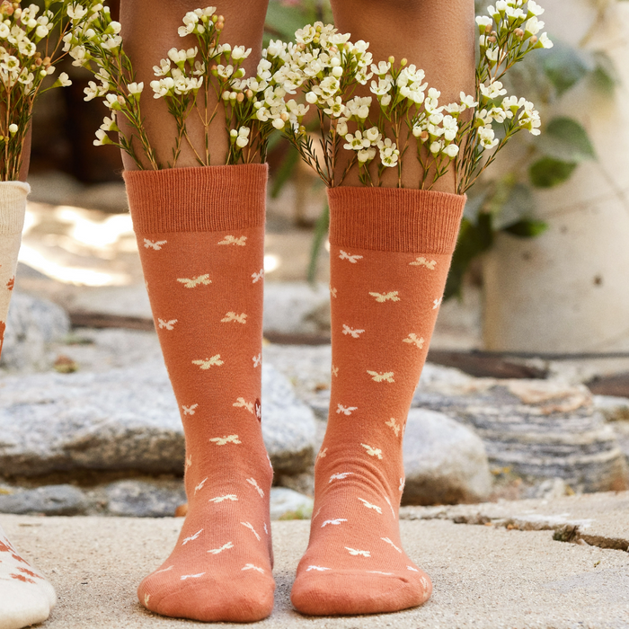 Socks Stop Violence Against Women - Btfly - Ten Thousand Villages 1