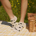 Socks that Save Cats - Ankle, Cream - Ten Thousand Villages