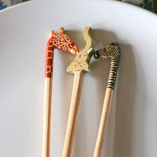 Giraffe Chopstick Pair - Ten Thousand Villages