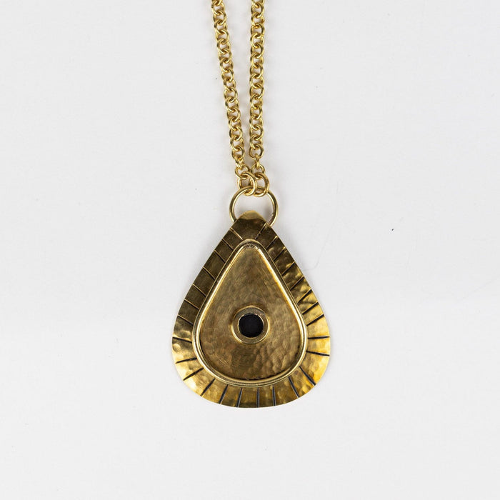 Brass Mvua Pendant Necklace - Ten Thousand Villages 1