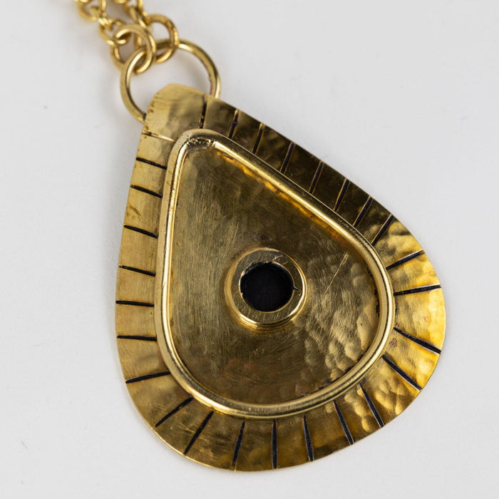 Brass Mvua Pendant Necklace - Ten Thousand Villages 4