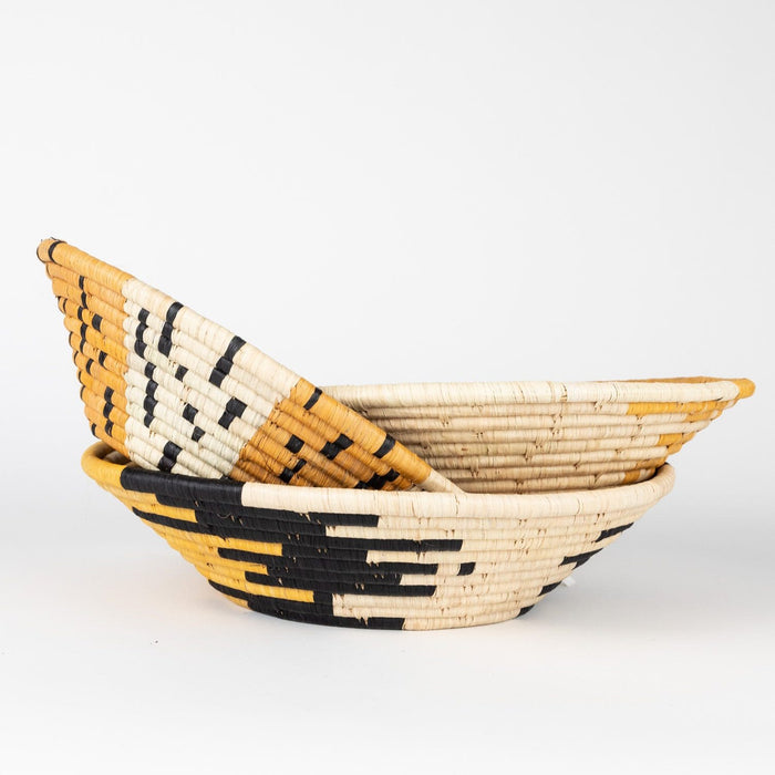 Raffia Dash Table Basket - Ten Thousand Villages 4