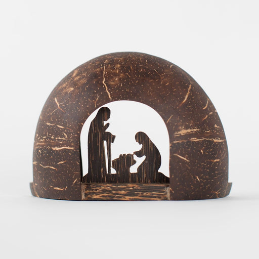 Coconut Shell Nativity