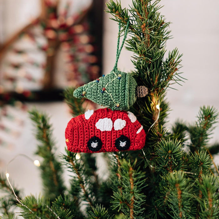 Tree on Top Car Ornament - Ten Thousand Villages 2