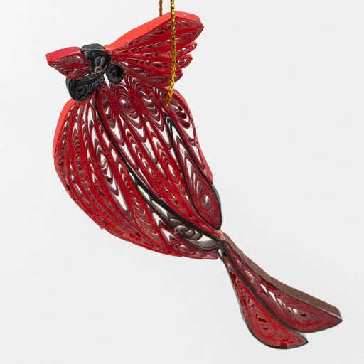 Quill Cardinal Ornament - Ten Thousand Villages