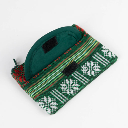 Green Jacquard Coin Purse - Ten Thousand Villages