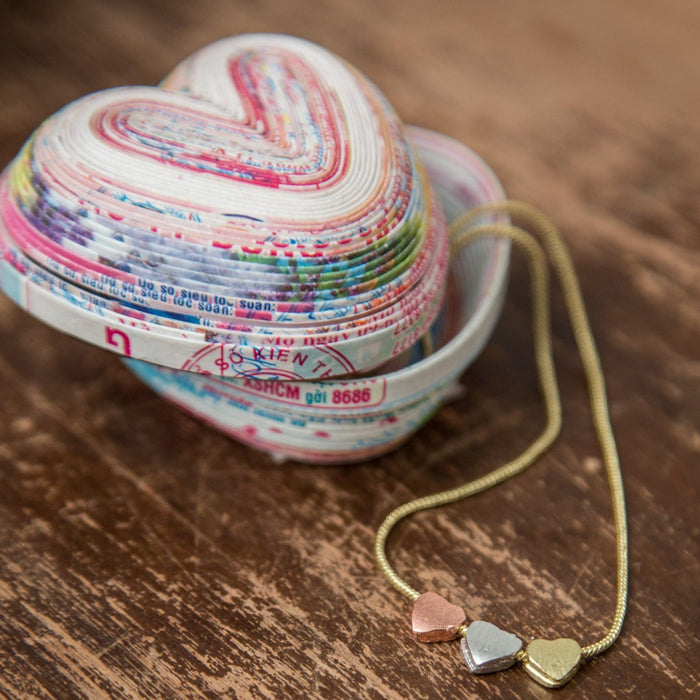 Paper Heart Box - Ten Thousand Villages 1