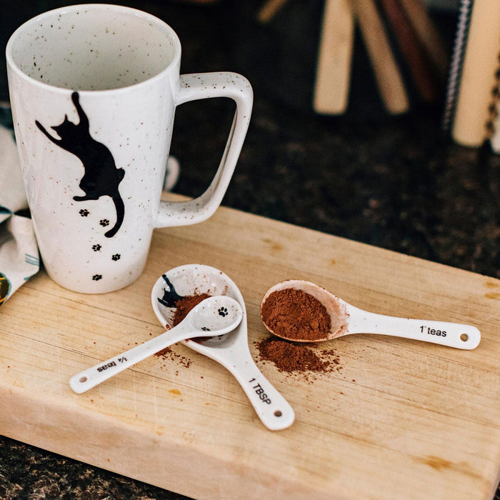 Kitty Prints Measuring Spoons - Ten Thousand Villages 3