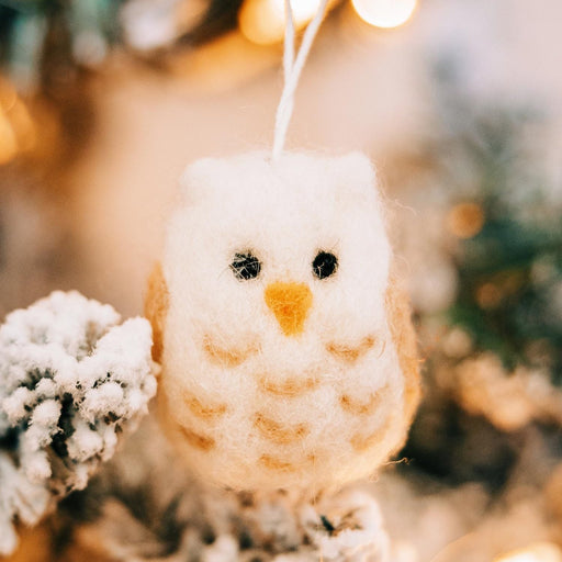 Wool Owl Ornament