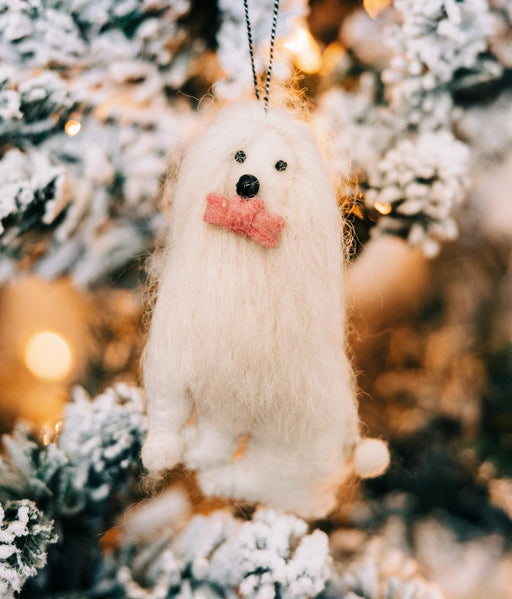 Yeti Dog Ornament