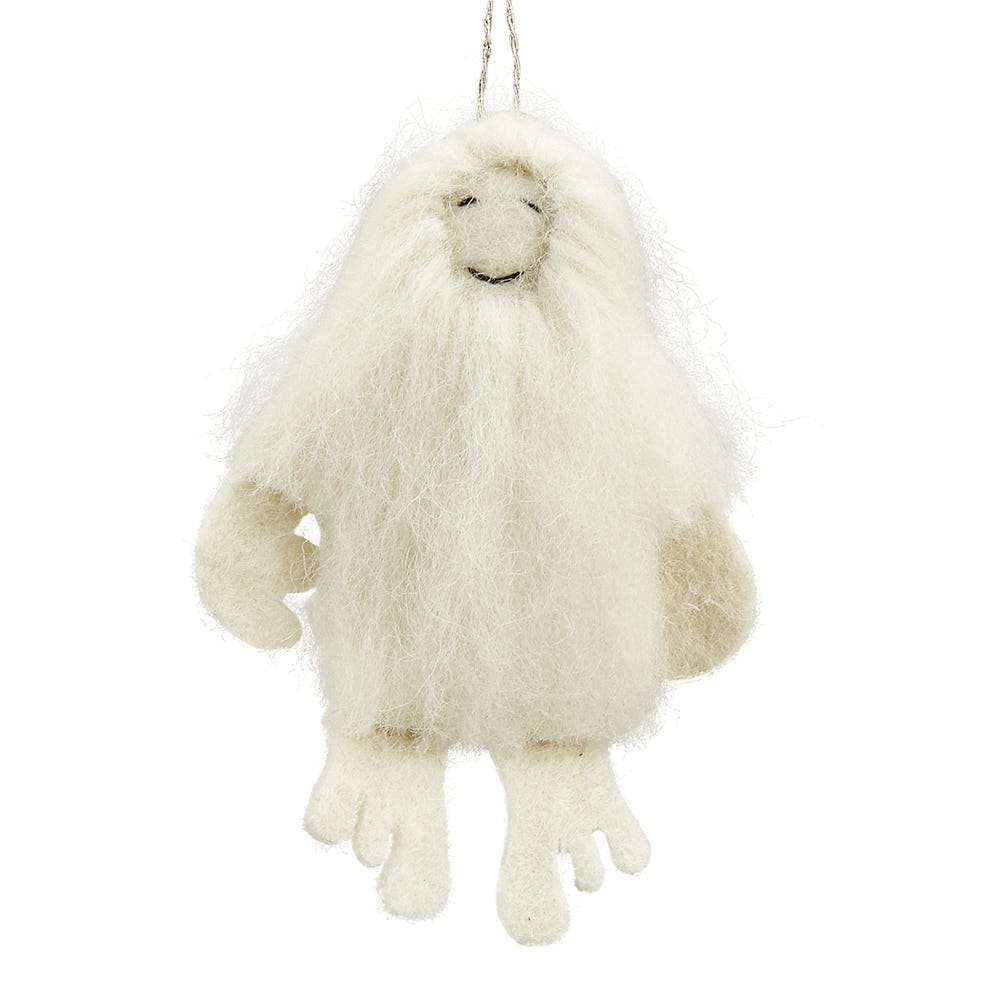 Ten Thousand Villages She-Yeti Ornament