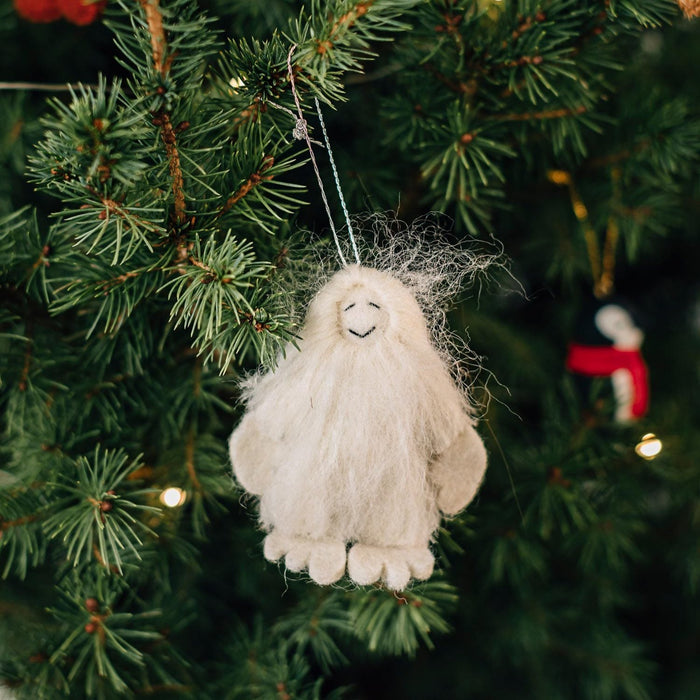 Snow Yeti Ornament - Ten Thousand Villages 1