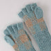 Aqua Tan Convertible Mittens - Fingerless Gloves - Default Title (5918510)